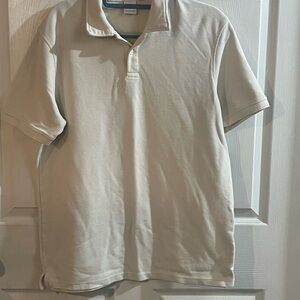 Zara Men's Beige Polo Shirt